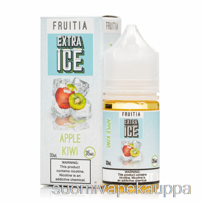 Vape Suomi Omena Kiivi - Extra Jää - Fruitia Suolat - 30ml 35mg